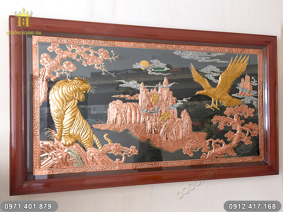 tranh đồng anh h&ugrave;ng tương ngộ